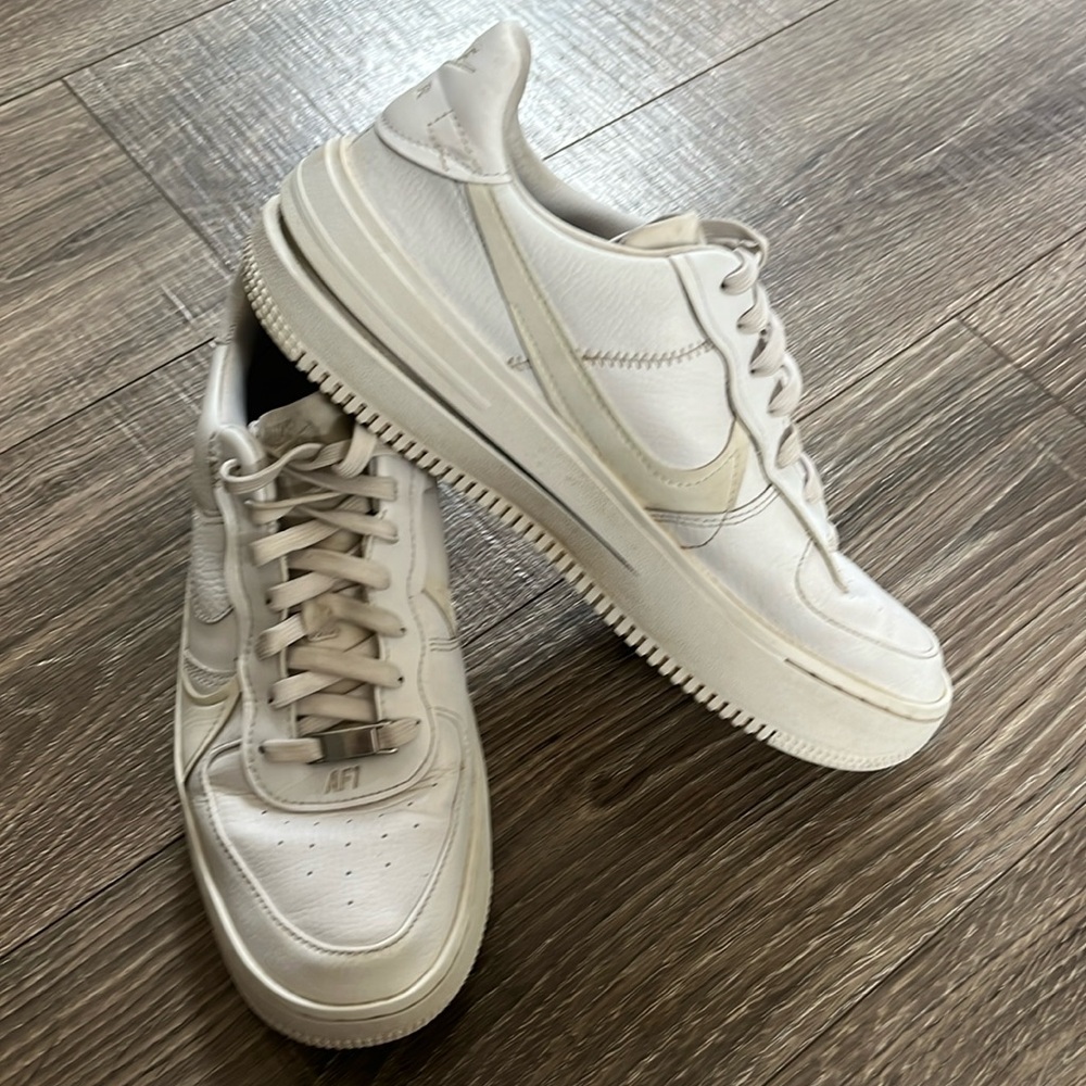 Nike Air Force 1 PLT.AF.ORM White DJ9946-100 Womens 10 Sneakers